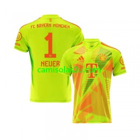 Camisolas de futebol Bayern München Manuel Neuer 1 Guarda Redes Equipamento Principal 2024/25 Manga Curta